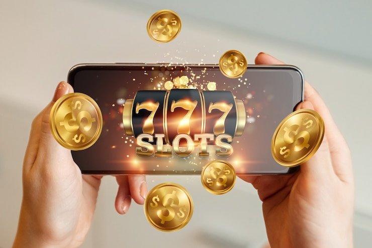 Pengguna mengakses fitur poin reward dengan smartphone menggunakan aplikasi edutoto