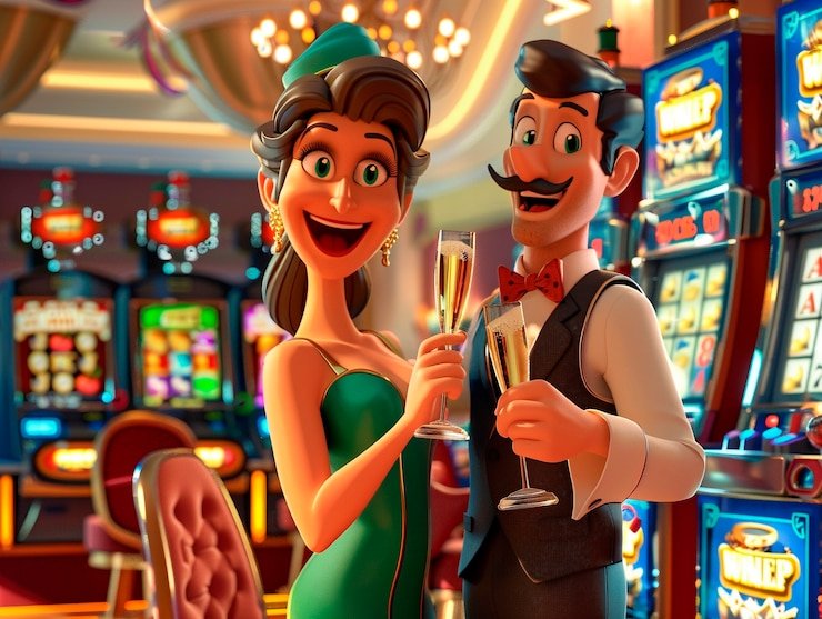 Meja live casino dengan dealer profesional dan suasana glamor